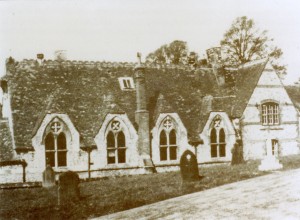 Photograph of the 1856 National School  - which was demolished in 1963