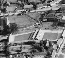Aerial photograph of Hightown Stables, Aldbourne
