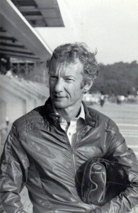 Photograph of jockey Lester Piggott at a racecourse
