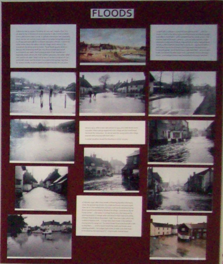 Photograph of the Display Panel in 2015 - Aldbourne Floods