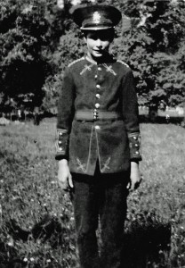 Cyril Barrett in band uniform dated 1938