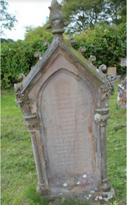 Memorial in churchyard of St Michael's, Aldbourne which includes Herbert Brind