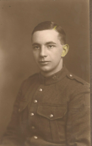 Photograph of Henry James Liddiard in army uniform