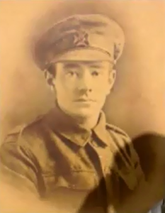 Photo of John Veitch in army uniform