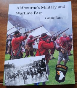 Photograph of the book by Cassie Rust: Aldbourne's Military and Wartime Past