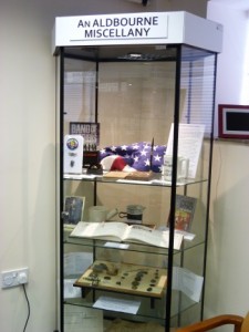 Heritage Centre Display Cabinet titled: An Aldbourne Miscellany